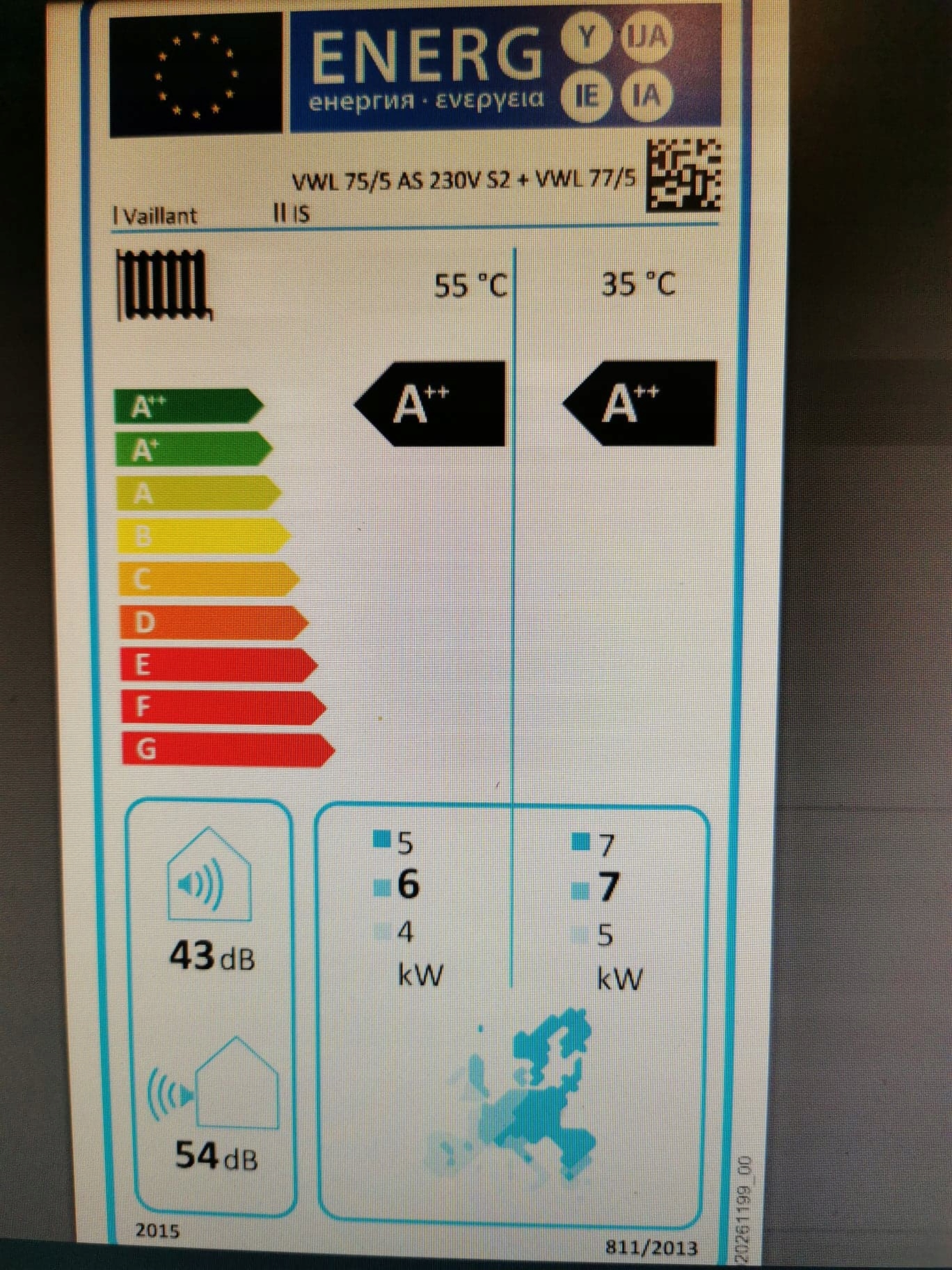 Tepelné čerpadlo Vaillant 0010044151 6,7 kW